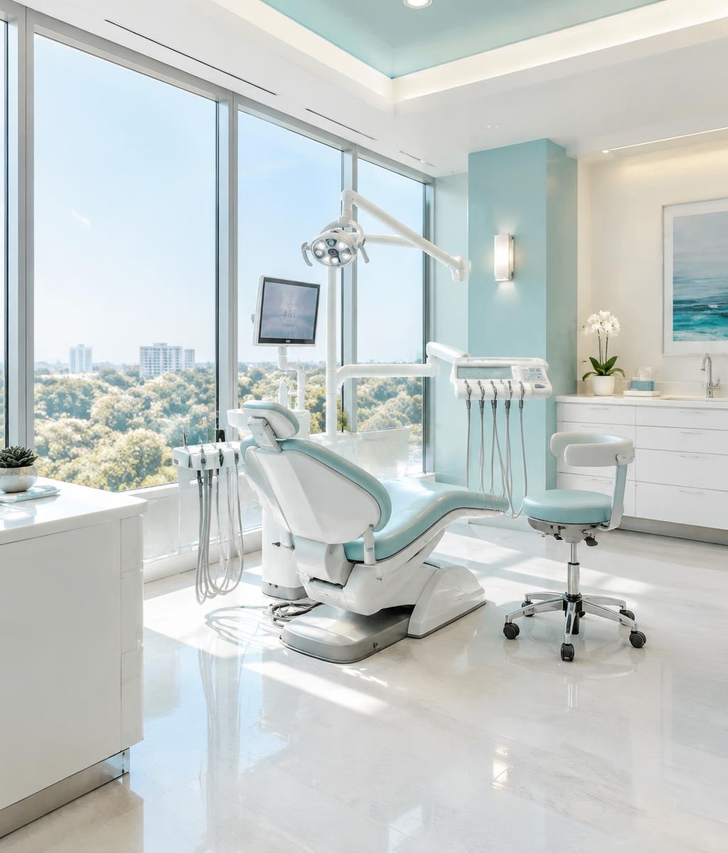 Treatment room at Almona Dental Clinic in Eastleigh, Nairobi